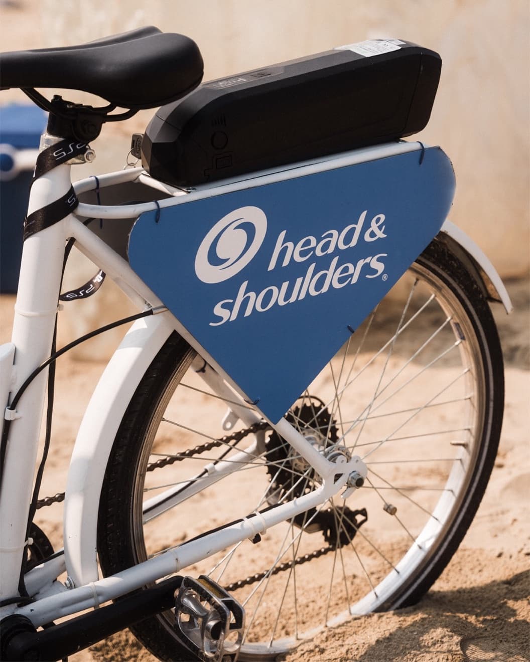 Head&Shoulders Refresh Tour — branded bike