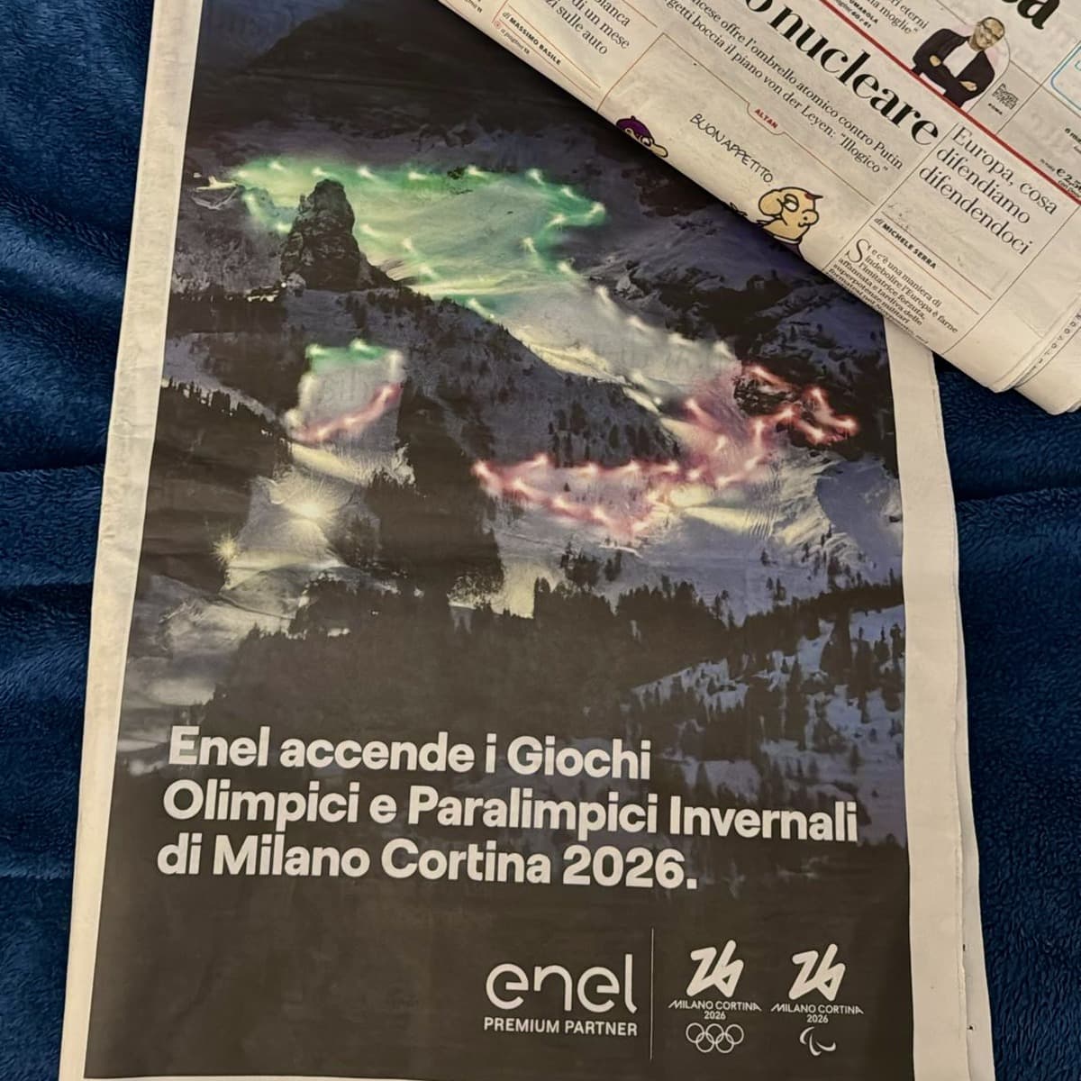 Enel Milano Cortina 2026 — press execution