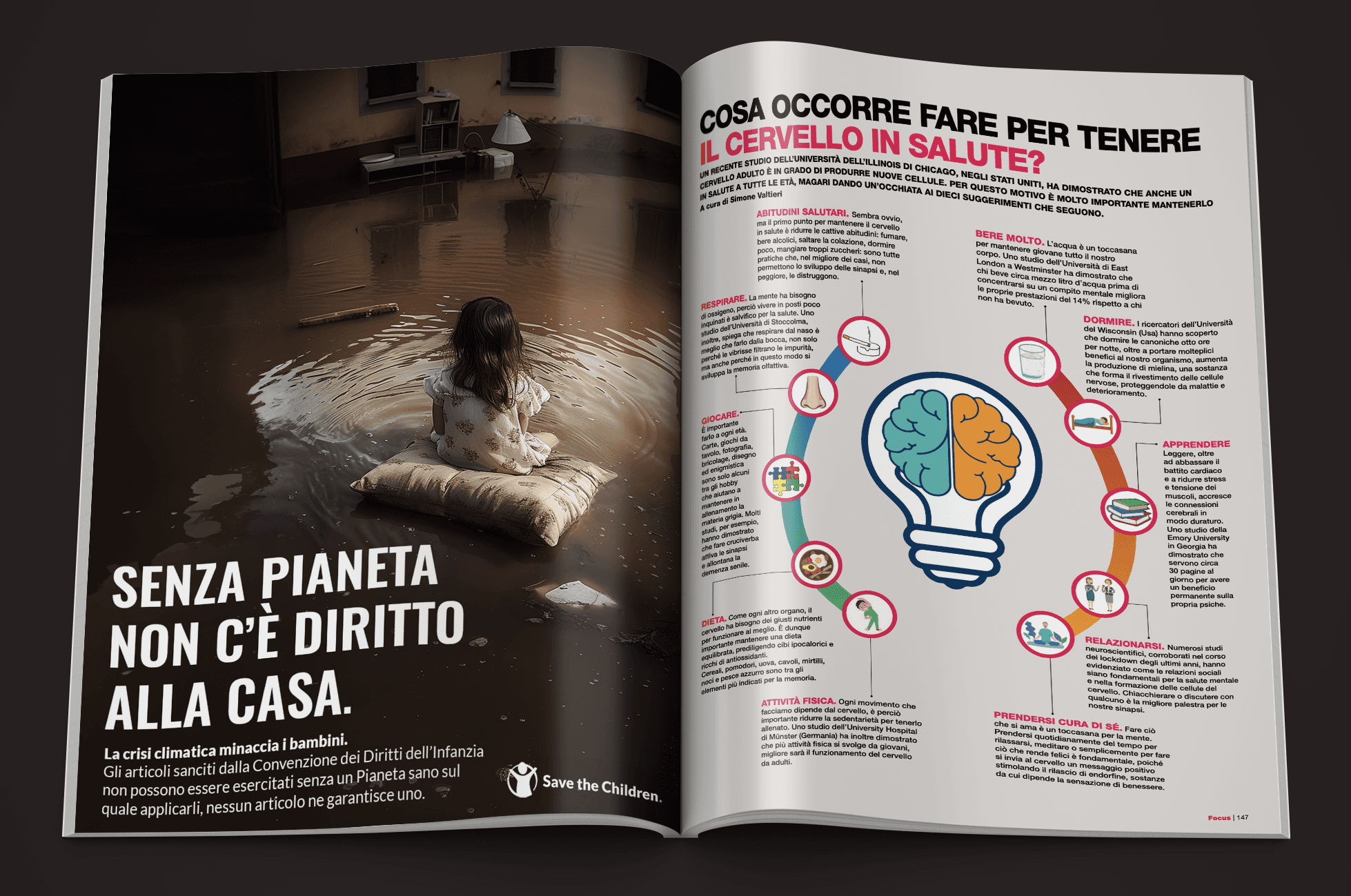 #SaveTheRights magazine placement — Senza pianeta non c'è diritto alla casa